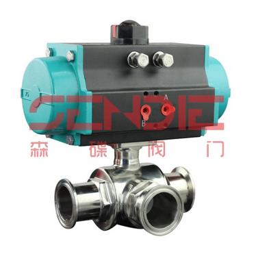 衛(wèi)生級(jí)氣動(dòng)三通球閥