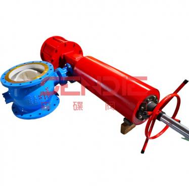 氣動(dòng)偏心半球閥（撥叉氣缸）